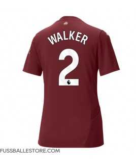 Günstige Manchester City Kyle Walker #2 3rd trikot Damen 2024-25 Kurzarm